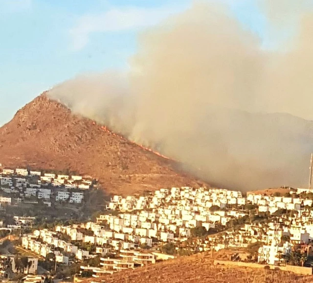 Bodrum'da Yerleşim Yerlerine Yaklaşan Yangın, 11 Saat Sonra Kontrol Altında