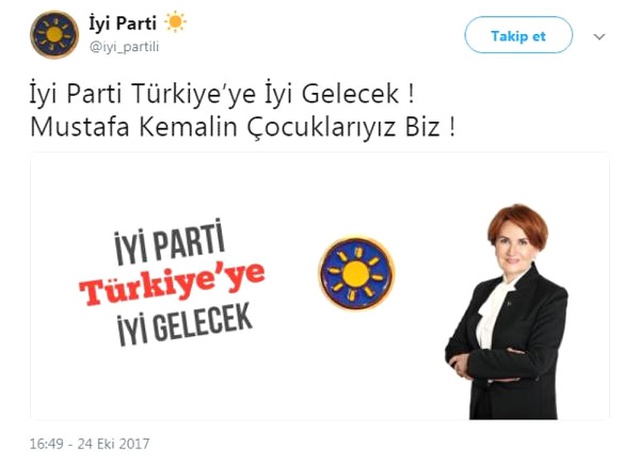 İyi Parti'nin Logo ve Sloganı ile Türel'in Seçim Logosu Arasında Büyük Benzerlik!