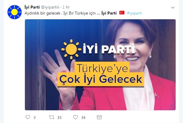 İyi Parti'nin Logo ve Sloganı ile Türel'in Seçim Logosu Arasında Büyük Benzerlik!
