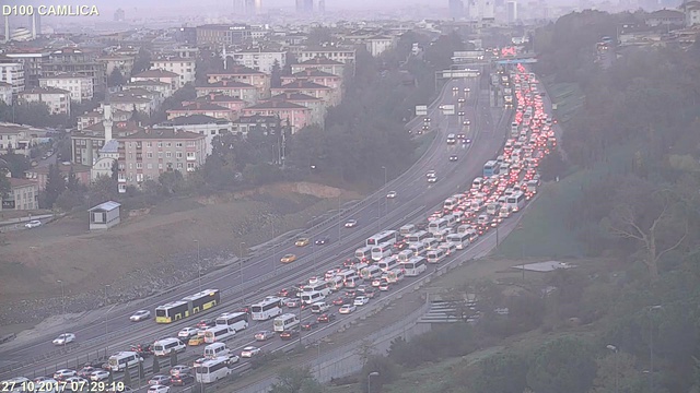 15 Temmuz Şehitler Köprüsü'nde Trafik Kazası! Trafik Durma Noktasına Geldi