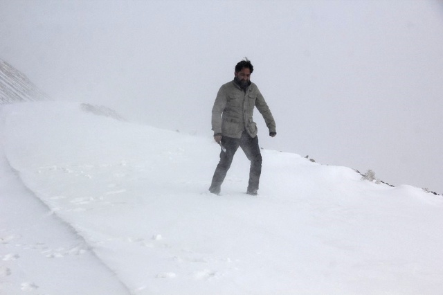 Erzurum'da Etkili Olan Kar ve Tipi Nedeniyle Tekman Yolu Ulaşıma Kapandı