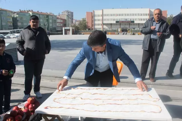Elmadan 5 Metre Kabuk Soyan Niğdeli Rekortmen Sponsor Arıyor