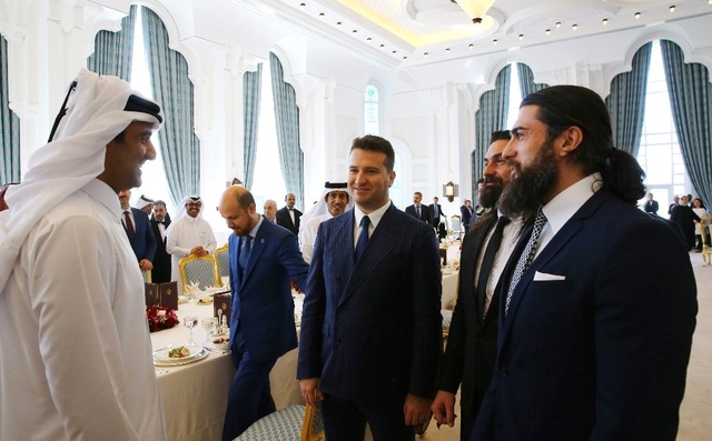 Erdoğan'ın Katar Ziyaretinde Diriliş Eruğrul Ekibine Emir'den Yakın İlgi