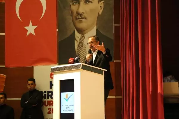 Bakan Özhaseki, Erdoğan'ın 