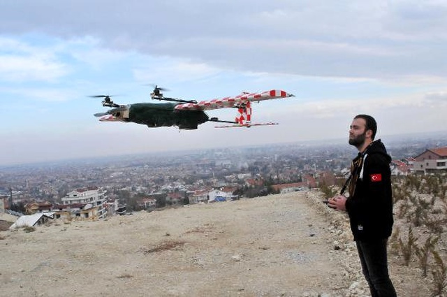 Üniversiteli Öğrenciler, Dikine İniş - Kalkış Yapan İHA Geliştirdi