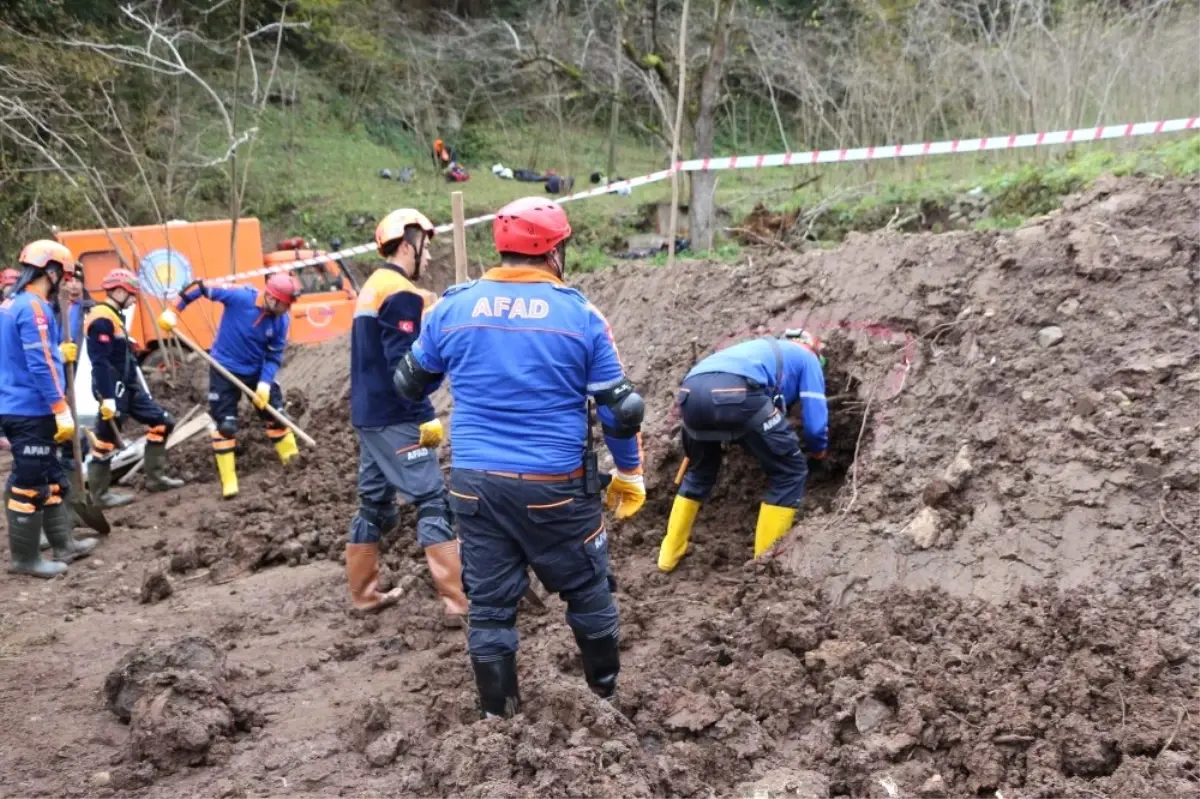 Afad dan Trabzon da Heyelan ve Sel Tatbikatı Son Dakika