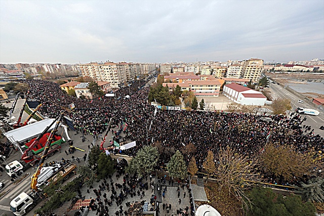On Binlerce Diyarbakırlı, Trump'ın Kudüs Kararını Protesto Etti