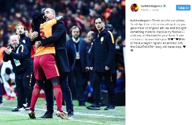 Galatasaraylı Gomis'ten Igor Tudor Paylaşımı