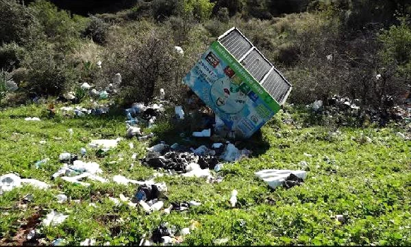 Turizm Cenneti Marmaris'te Doğa Katliamı! Çöp Kutuları Parçalandı, Orman Yolları Çöplüğe Döndü