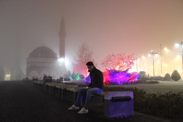 Sivas'ta Yoğun Sis Kartpostallık Görüntüler Oluşturdu