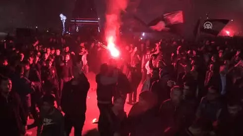 Adana'da Her Yer Mavi Lacivert! Taraftar Adana Demirspor için Sokağa Çıktı