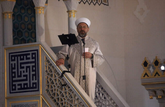 Diyanet İşleri Başkanı ABD'de Cuma Namazı Kıldırdı, Kudüs'e Selam Gönederdi