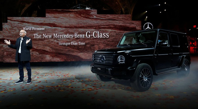 Detroit Otomobil Fuarının Yıldızı Mercedes G Serisi Oldu