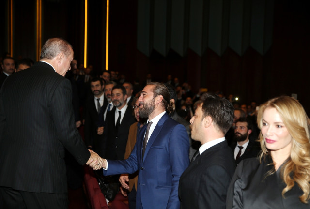Erdoğan, Kut'ül Amare Dizisinin Galasına Katıldı!