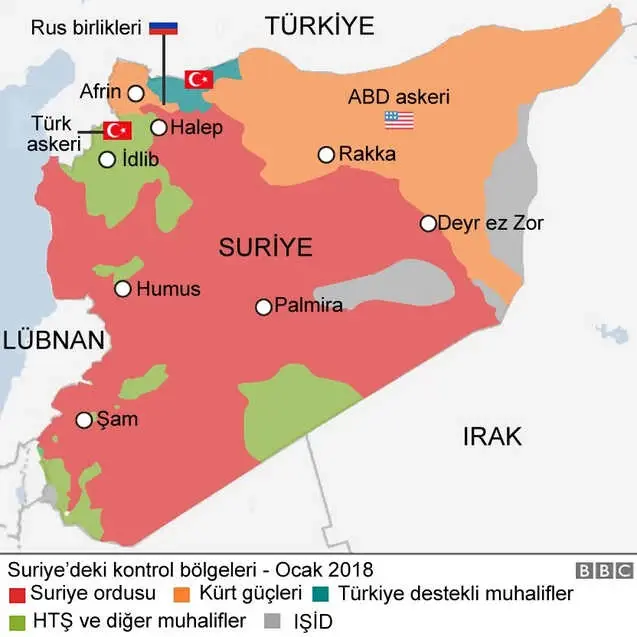 Rus Basınında Türkiye'nin Olası Afrin Operasyonu: Erdoğan Blöf Yapıyor Olabilir