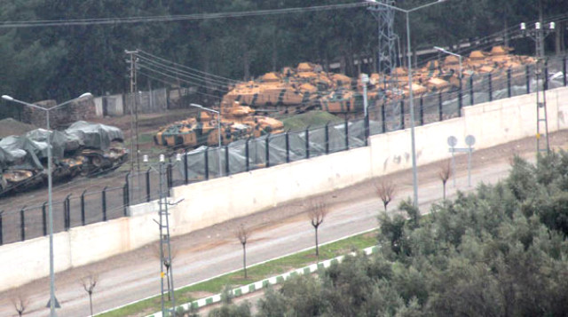 Türk Askerinin Afrin'e Gireceği 7 Nokta Belirlendi, 12 Noktada Sınır Duvarları Kaldırıldı