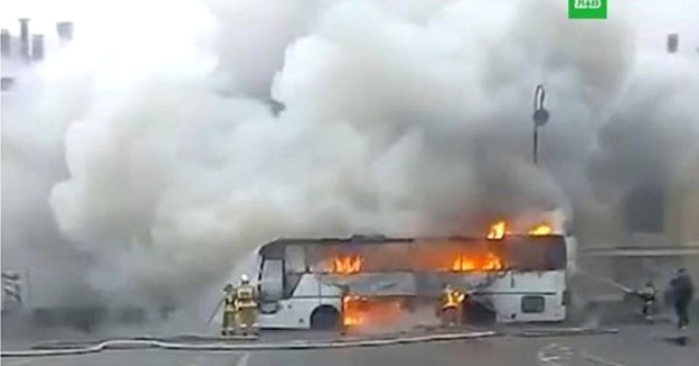 Kazakistan'da Facia: Otobüste Yangın Çıktı, 52 Kişi Yanarak Hayatını Kaybetti