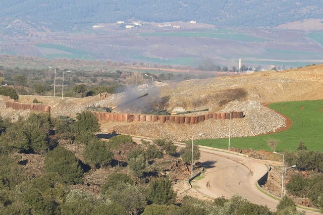 Türk Topları Afrin'i Yeniden Vurmaya Başladı, Atış Anı Saniye Saniye Görüntülendi