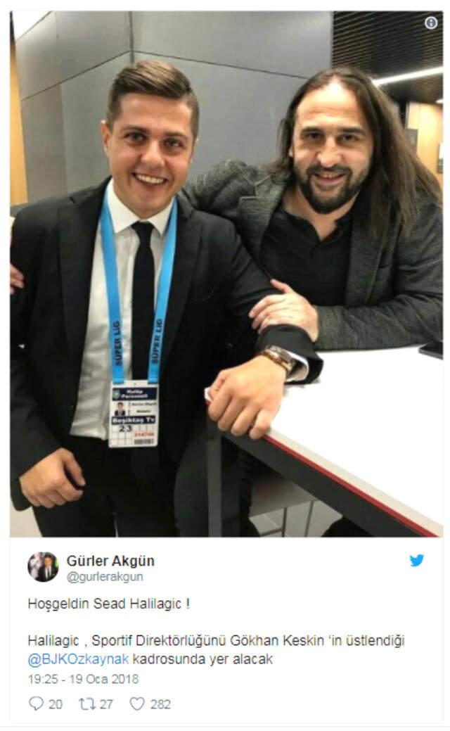 Sead Halilagic 15 Yıl Sonra Yeniden Beşiktaş''a Döndü Sead Halilagic, 15 Yıl Sonra Yeniden Beşiktaş'a Döndü