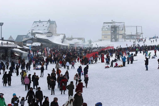Erciyes Dolulukta Son Noktayı Yakaladı