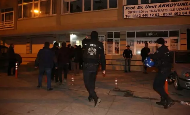 Ankara'da <a class='keyword-sd' href='/afrin/' title='Afrin'>Afrin</a> Operasyonunu Protesto Etmek İsteyen HDP'liler Polisi Görünce Kaçtı