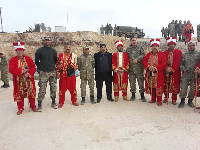 Hatay''da Mehter Takımından Askerlere Moral Konseri! Hatay'da Mehter Takımından Askerlere Moral Konseri!