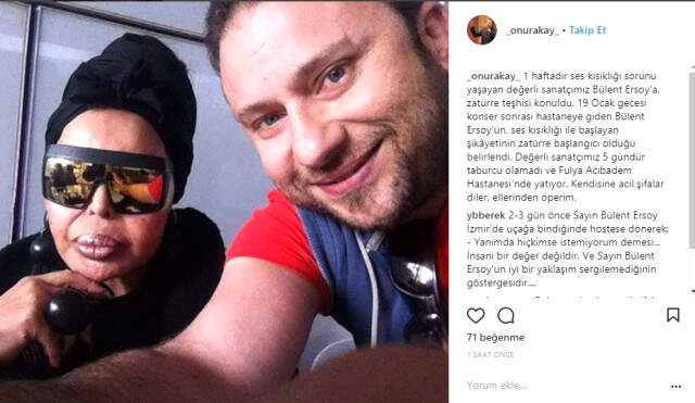 Felaket Tellalı Onur Akay: Bülent Ersoy'a Zatürre Teşhisi Konuldu