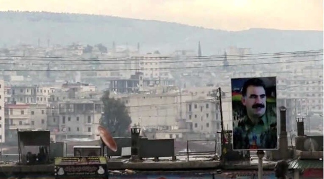 <a class='keyword-sd' href='/ypg/' title='YPG'>YPG</a> ve PKK İlişkisi Yeniden Gün Yüzüne Çıktı! Afrin'e Terörist Başı Öcalan Posterleri Asıldı