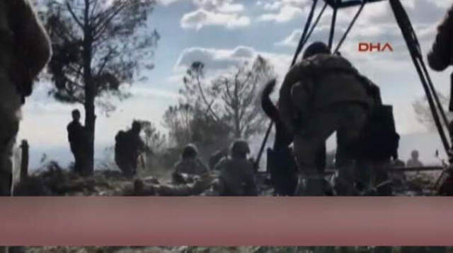 Burseya Dağı'ndaki Çatışma Anı, Dakika Dakika Görüntülendi
