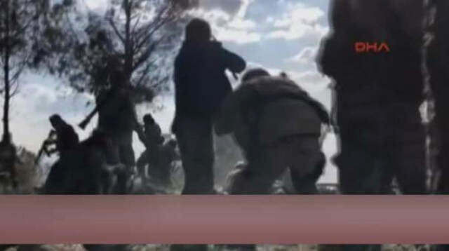 Burseya Dağı'ndaki Çatışma Anı, Dakika Dakika Görüntülendi