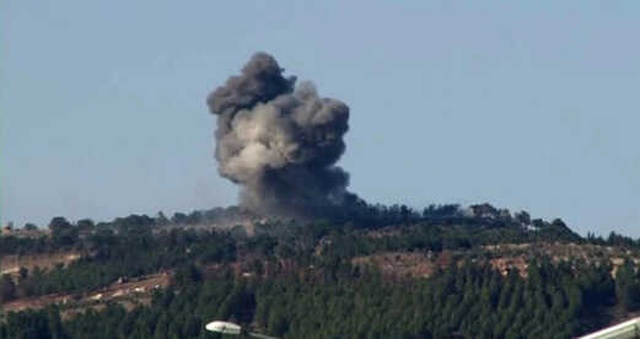  <a class='keyword-sd' href='/ypg/' title='YPG'>YPG</a>'li Teröristlerin Burseya Dağı'ndaki Beton Kuleleri Bombalandı! O Anlar Kamerada