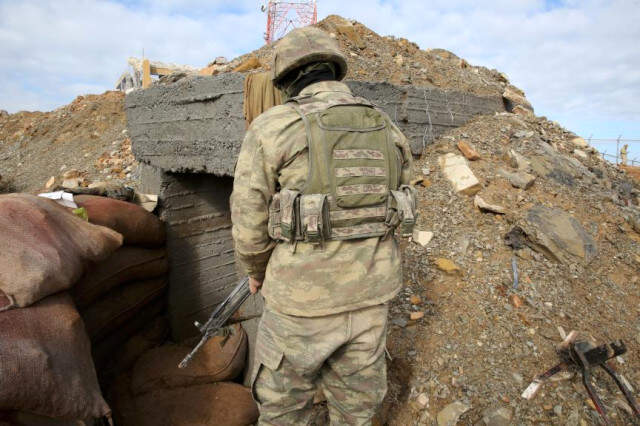 Afrin'de Teröristlerin 300 Metrelik Televizyonlu Tüneli Görüntülendi