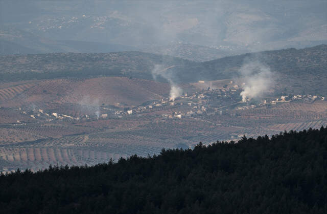YPG'nin Elinden Alınan Burseya Dağı'na 8 Tank ve 12 Zırhlı Araç Gönderildi, Kule İnşa Ediliyor