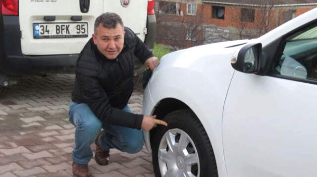 Aracının Başına Giden Sürücü Şoke Oldu! Maltepe'de 20 Aracın Lastikleri Patlatıldı