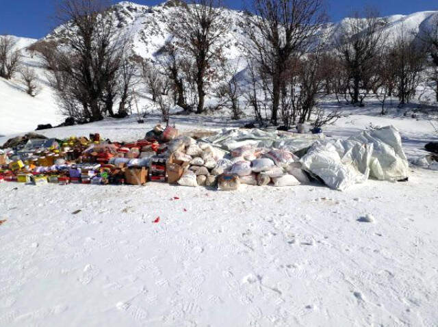 PKK'ya Yönelik Operasyonda 600 Kilogram Patlayıcı Ele Geçirildi