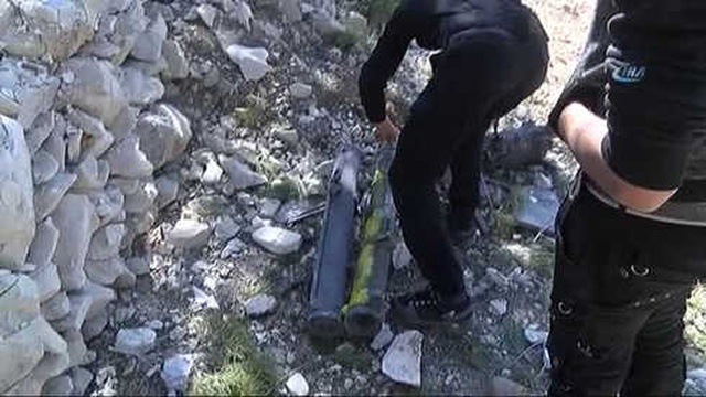 Zeytin Dalı Harekatı'nda Ele Geçirilen Terörist Kampları Görüntülendi