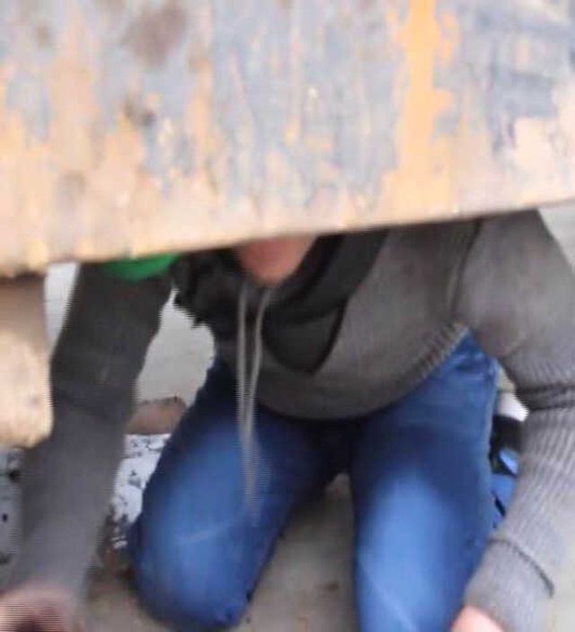 Kilis'te Kamyonun Yakıt Deposundan Göçmenler Çıktı