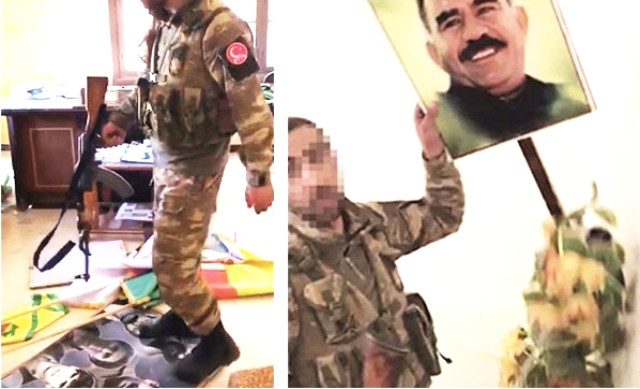 Teröristlerden Temizlenen Bülbül'deki PKK Karargahından ABD Bayrakları Çıktı