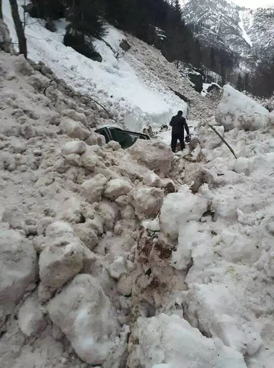 Artvin'de Elektrik Dağıtım Şirketi Çalışanları Çığ Altında Kaldı