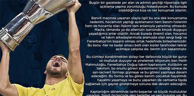 Melih Mahmutoğlu'dan Ergin Ataman'a Cevap: Olmak İstediğim Yeri Fotoğrafta Görebilir
