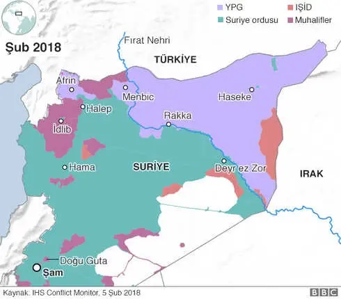 Reuters: Esad Yönetimi Afrin'de Türklere Karşı 'Suriyeli Kürtlere Yardım Ediyor'