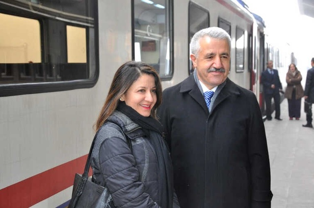 Bakan Ahmet Arslan, Doğu Ekspresiyle Yolculuk Yaptı