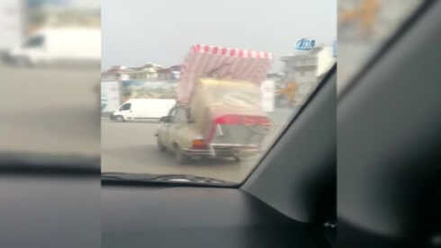 İstanbul Trafiğinde Yürekleri Ağza Getiren Görüntüler Kamerada