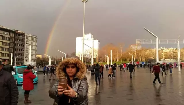 İstanbullulara Çifte Gökkuşağı Sürprizi