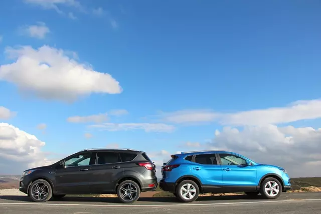 Test Nissan Qashqai – Ford Kuga