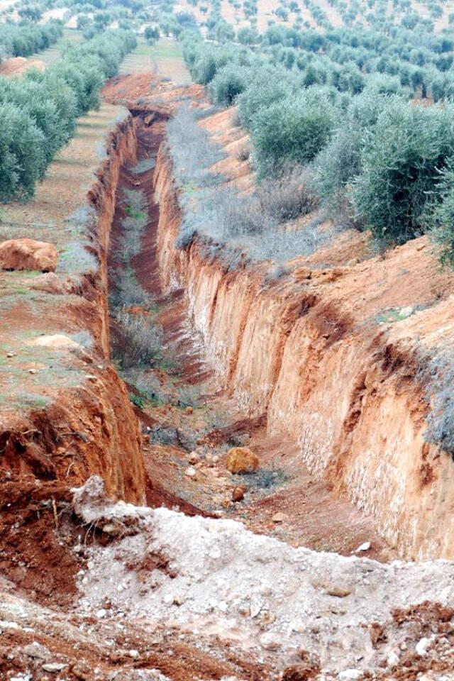 Afrin Operasyonunda 28. Gün! Burseya Dağı'na Uzanan 5 Kilometrelik Hendek Bulundu