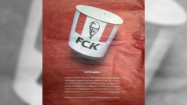 İngiltere'deki Restoranında Tavukları Biten KFC, Özür Diledi