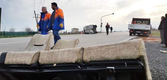 Arnavutköy'de Öğrenci Servisi Kaza Yaptı : 1 Ölü, 12 Yaralı