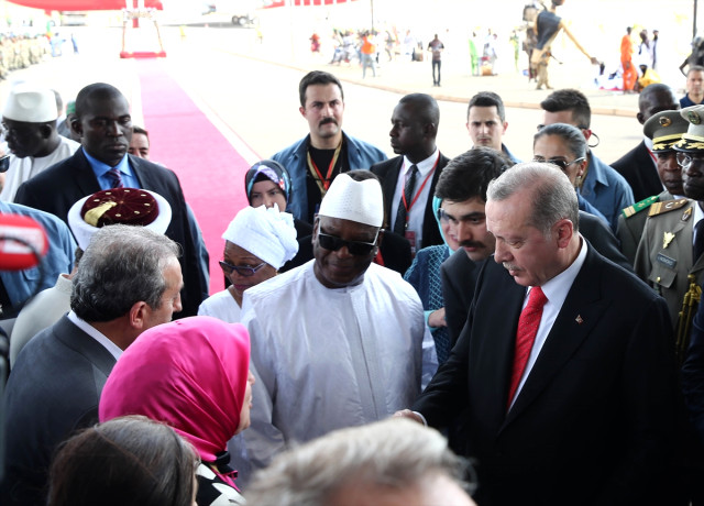 Cumhurbaşkanı Erdoğan Mali'ye Geldi