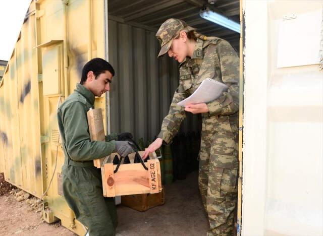 Afrin Harekatı'nın Kadın Subayları, Hedefi 12'den Vuruyor